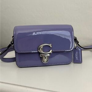 Coach studio 12 patent leather crossbody purse